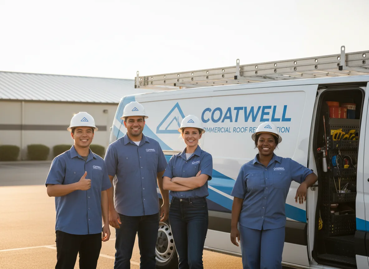 Commercial roof coating company in Iola, TX